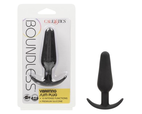 Анальная вибропробка для ношения Vibrating Slim Plug