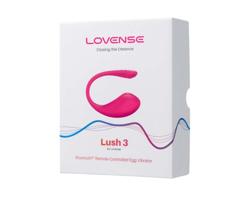 Виброяйцо LOVENSE Lush 3, розовый