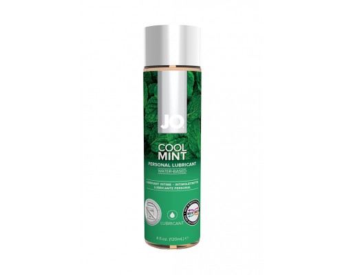 Вкусовой лубрикант "Мята" / JO Flavored Cool Mint H2O 4 oz - 120 мл.