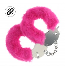 Наручники для эротических игр Heavy-duty Fluffy Handcuffs - Pink