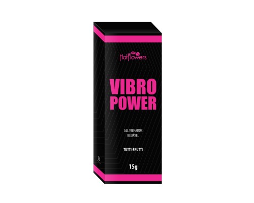 Жидкий вибратор VIBRO POWER со вкусом тутти-фрутти