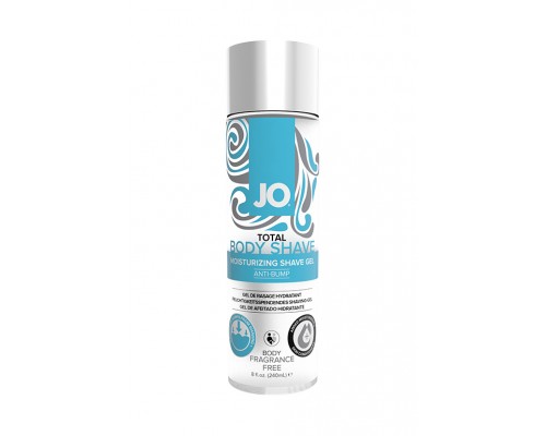 Гель для интимного бритья без раздражений / JO Total Body Shave Anti-Bump - Fragrance Free 8oz - 240