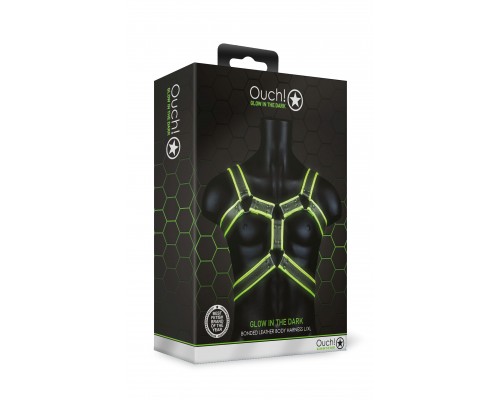 Портупея Body Harness - Glow in the Dark (L/XL)