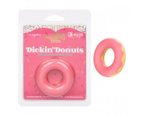 Эрекционное кольцо-бампер в форме пончика Naughty Bits Dickin’ Donuts Silicone Donut Cock Ring