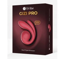 Инновационный SVibe GIZI Pro вибратор, бордовый