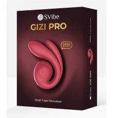 Инновационный SVibe GIZI Pro вибратор, бордовый