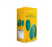 Парный вибромассажер Couple Toy with Remote Control с пультом управления (бирюзовый)