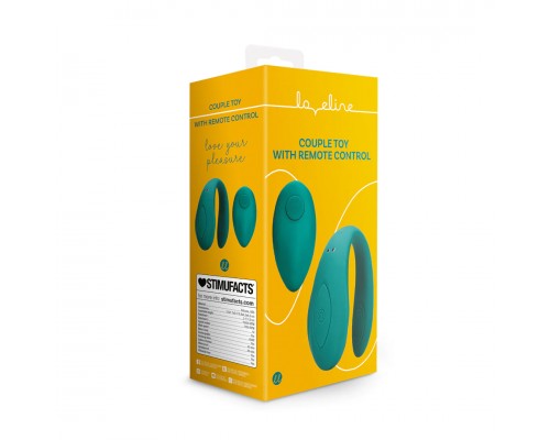 Парный вибромассажер Couple Toy with Remote Control с пультом управления (бирюзовый)