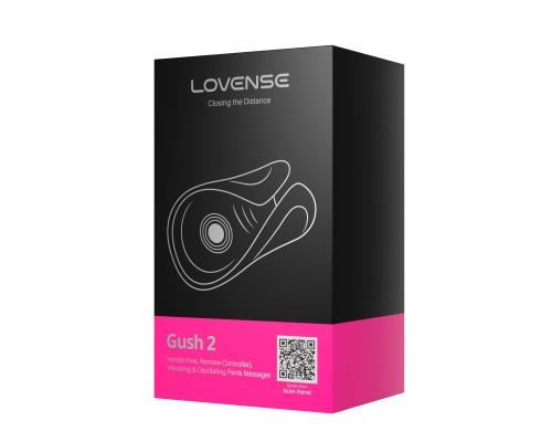 Мастурбатор нереалистичный LOVENSE Gush 2, бирюзовый