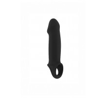 Увеличивающая насадка на пенис закрытого типа No.33 - Stretchy Penis Extension - Black