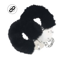 Наручники для эротических игр Heavy-duty Fluffy Handcuffs - Black