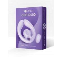 Парный вибромассажер SVibe Snail GIZI Duo, лиловый