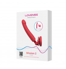 Вибратор LOVENSE Mission 2 с креплением, красный