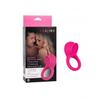 Перезарежаемое эрекционное кольцо с имитацией оральных Silicone Rechargeable Teasing Tongue Enhancer