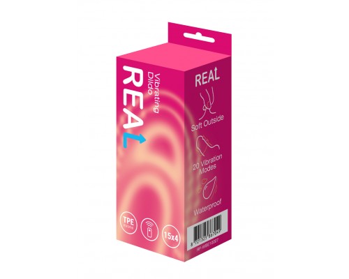 Реалистичный фаллоимитатор с функцией вибрации с дистанционным управлением