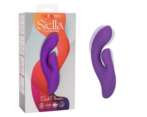 Вибратор-кролик Stella Liquid Silicone Dual Pleaser