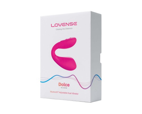 Парный вибромассажер Dolce, розовый