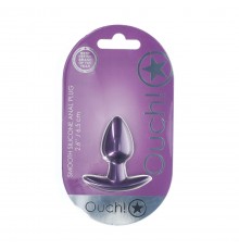 Анальная пробка из силикона S - Metallic Pur