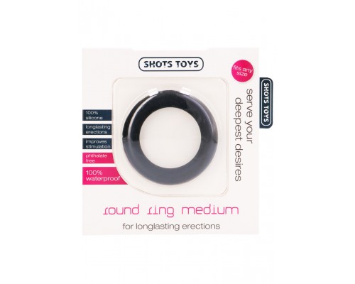Эрекционное кольцо Round Cockring - Medium