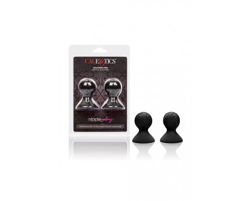 Nipple Play® Silicone Pro Nipple Suckers - Black