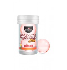 Лубрикант HOT BALL PLUS на масляной основе в виде двух шариков с  разогревающим эффектом.