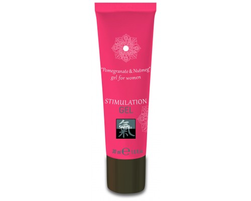 Shiatsu STIMULATION GEL Pomegranate & Nutmeg Интимный гель 30 мл.