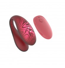 Парный вибромассажер TWIN+, Red с управлением через приложение.