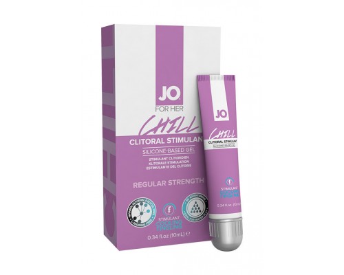 Стимулирующий охлаждающий гель для клитора / JO Chill - 10 мл.