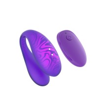 Парный вибромассажер TWIN+, Purple с управлением через приложение.