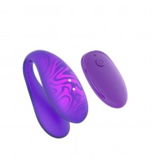 Парный вибромассажер TWIN+, Purple с управлением через приложение.
