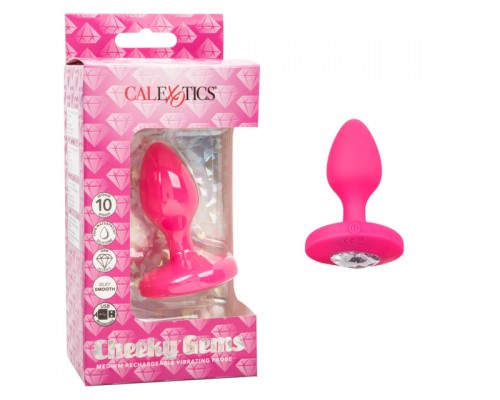 Перезаряжаемая анальная вибропробка Cheeky Gems Medium Rechargeable Vibrating Probe