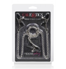 Nipple Play® Triple Intimate Clamps - Silver