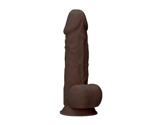 Фаллоимитатор Silicone Dildo With Balls - 21,6 см.